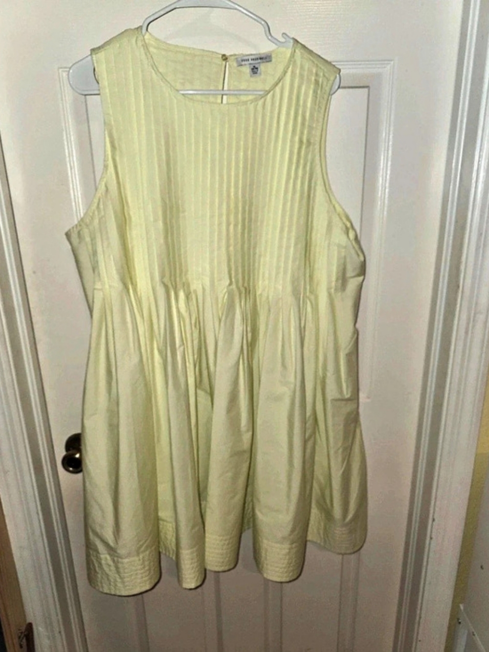Free Assembly Yellow Sleeveless Mini Dress